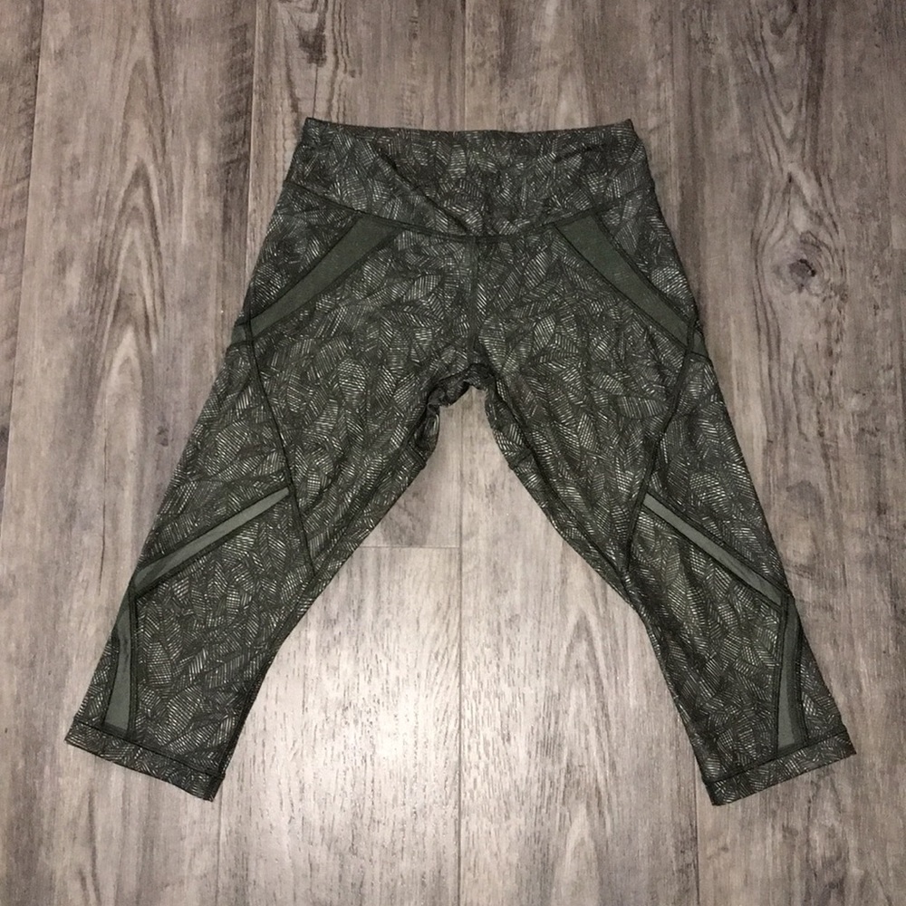 Lululemon Cool To Street Crop Pants Gator Green